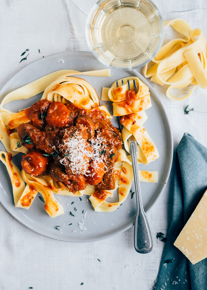 pappardelle met stoofvlees