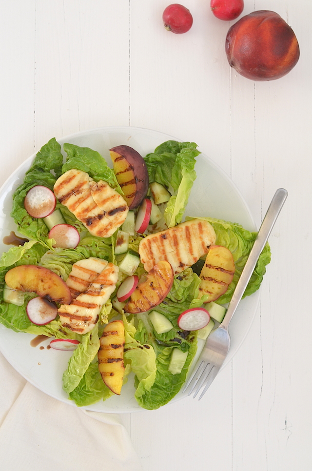 salade met halloumi 