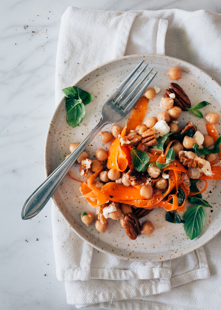 salade met kikkererwten