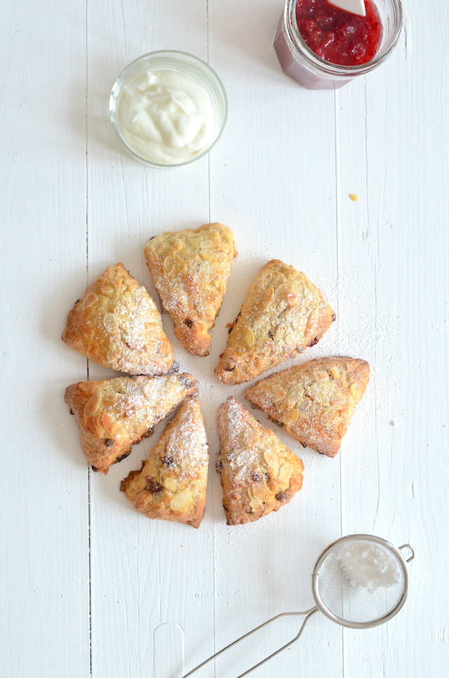 scones met cranberries