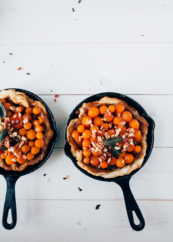 tarte tatin met wortel