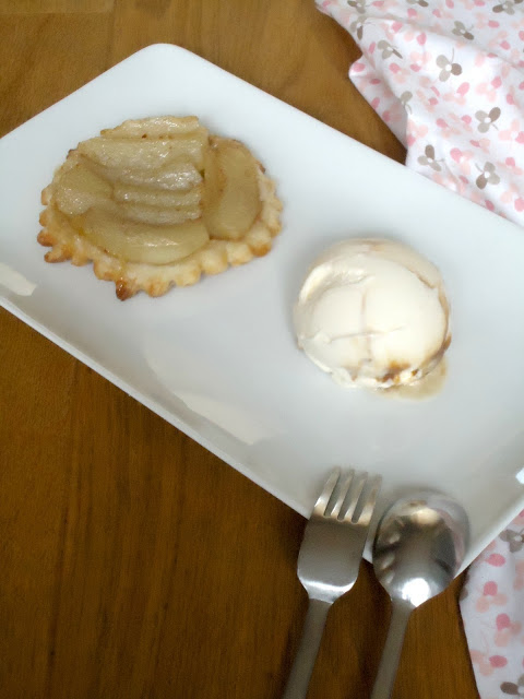 tarte tatin met peer