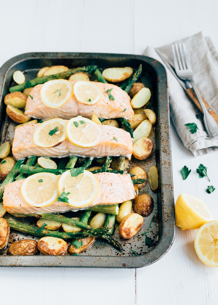 zalm uit de oven