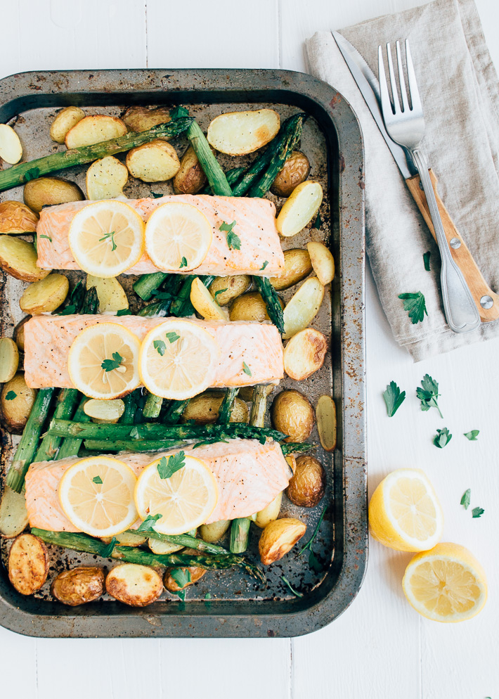 zalm uit de oven