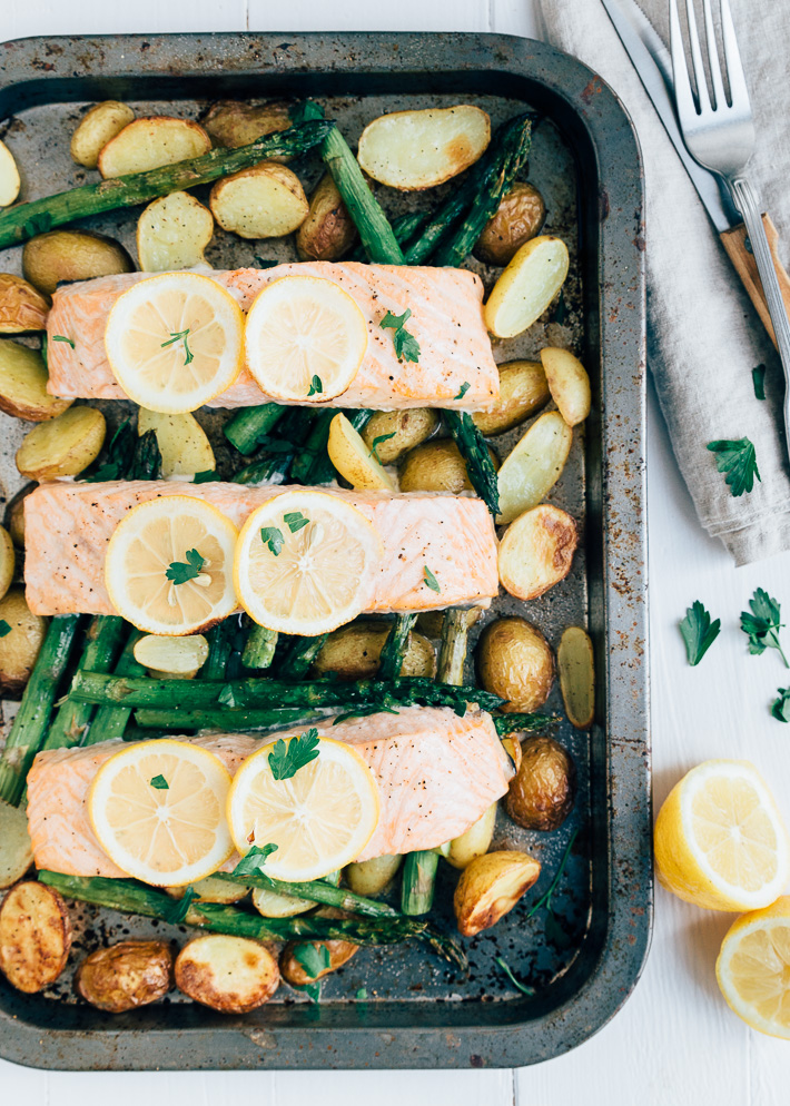 zalm uit de oven