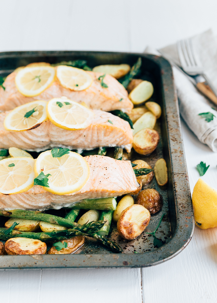 zalm uit de oven