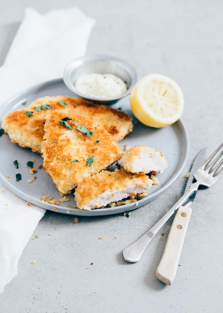 zelf kipschnitzel maken-