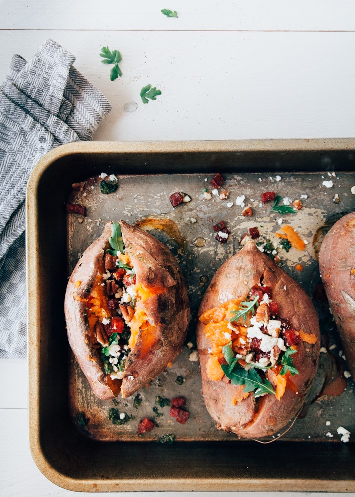 zoete aardappel uit de oven